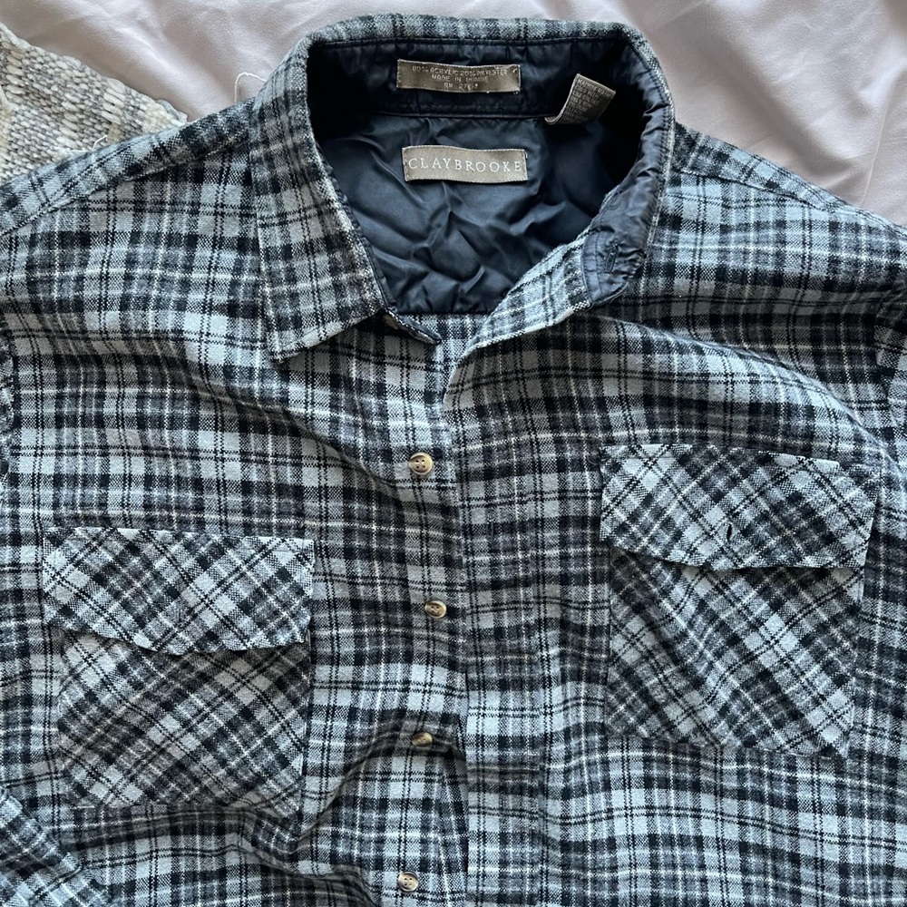Men’s Claybrooke Black and Grey Flannel